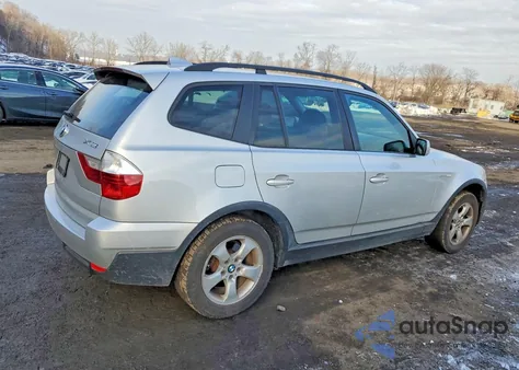 2007 BMW X3 3.0Si z USA, uszkodzony, nr VIN WBXPC93467WF27529